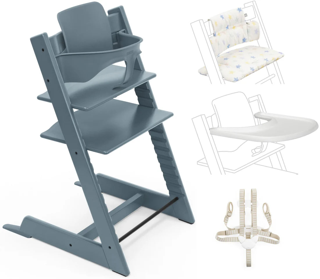 Stokke Tripp Trapp (Silla - baby Set - bandeja - cojín - arnés)