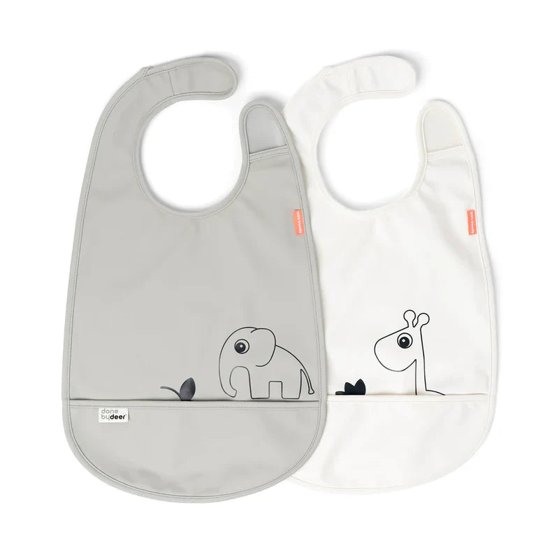 Babero Con Velcro Paquete de 2 Deer Friends