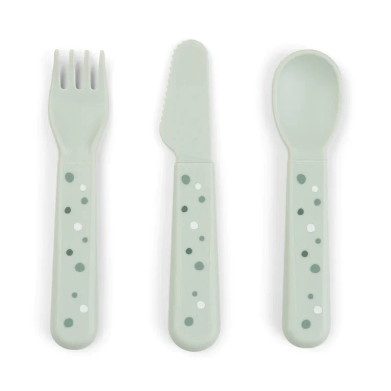 Juego de cubiertos foodie - happy dots