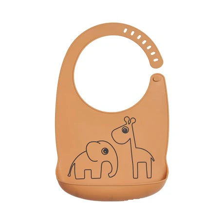 Babero de Silicona Deer Friends