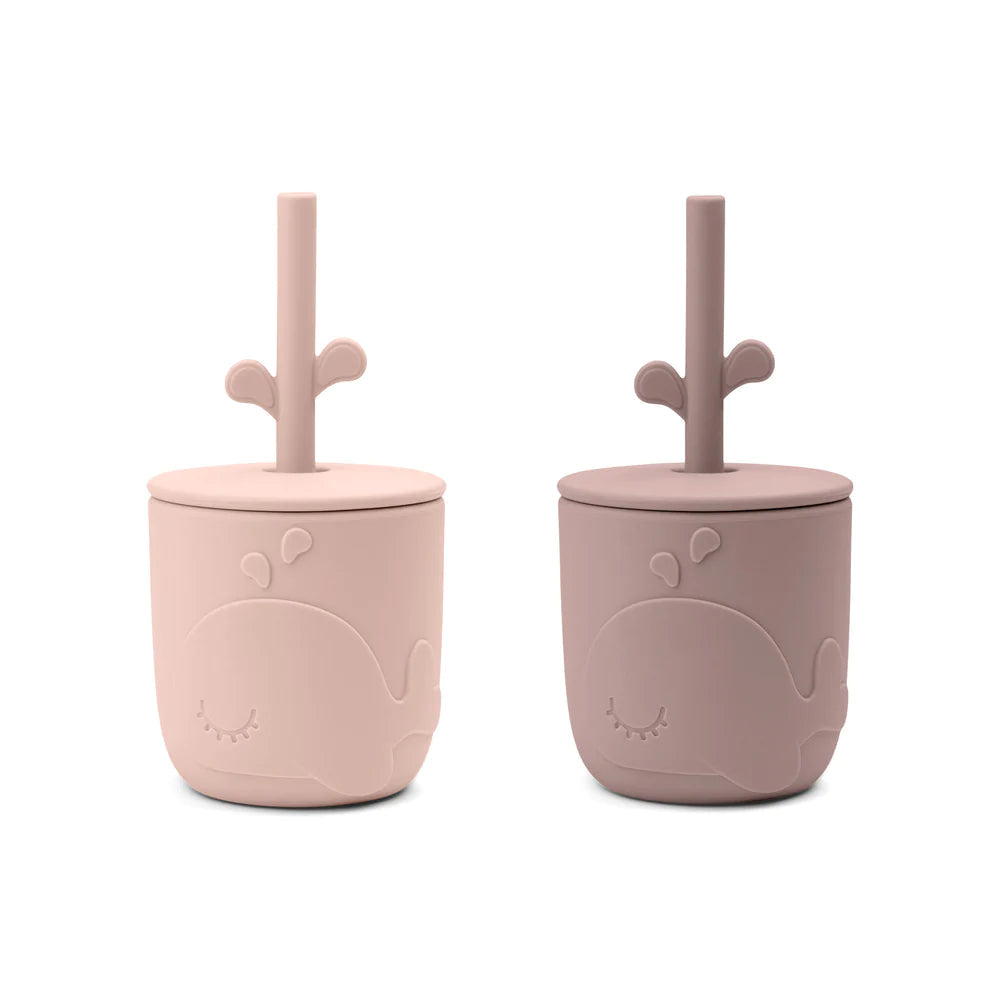 Pack de 2 Vasos con Pajita Peekaboo - Wally