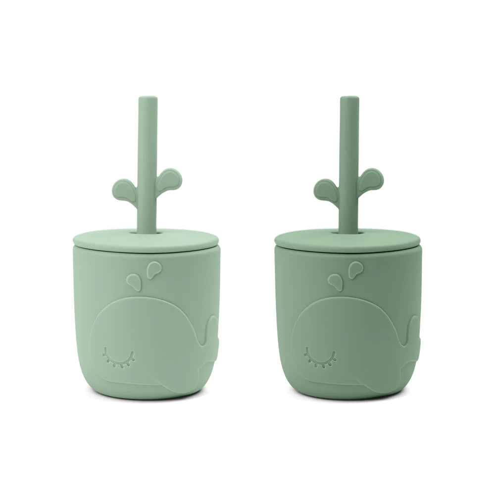 Pack de 2 Vasos con Pajita Peekaboo - Wally
