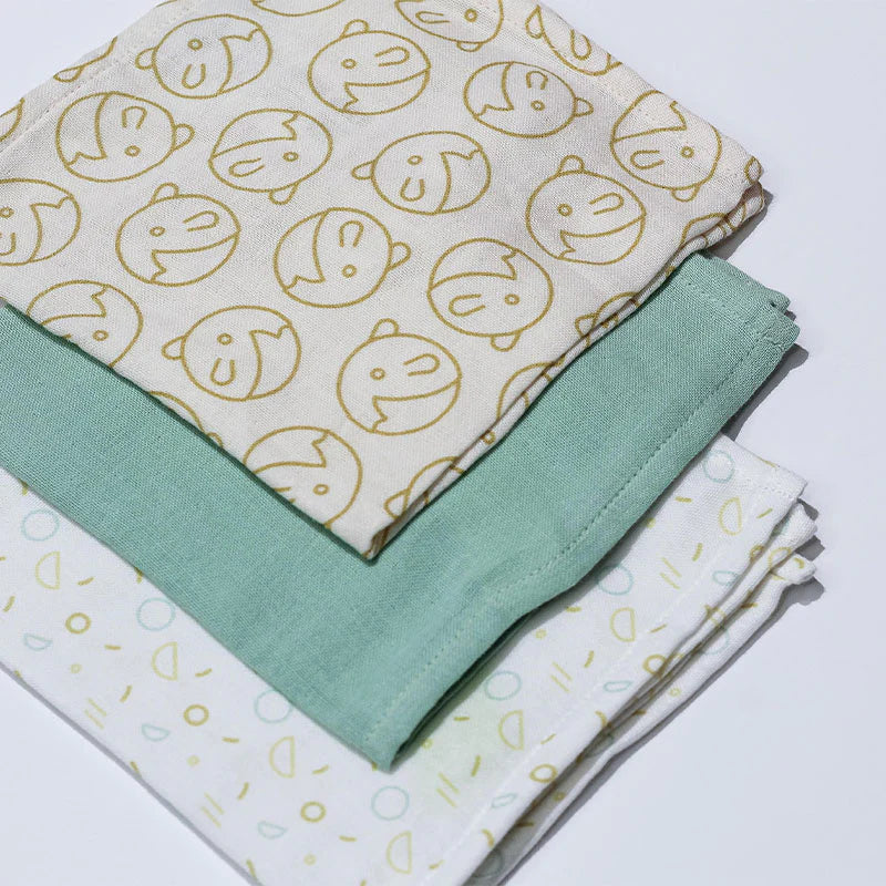 Muselinas Orgánicas Pack 3 Piezas - 70x70CM - Little Tapir