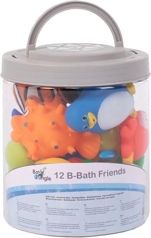 Juguetes de baño B friends 12 piezas de Bo Jungle
