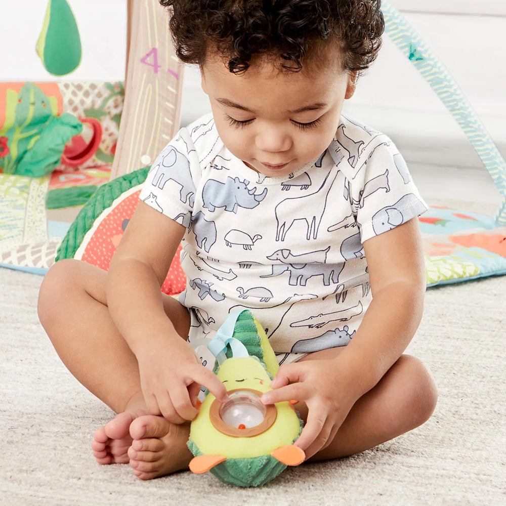 Skip Hop Farmstand Avocado Baby Stroller Toy