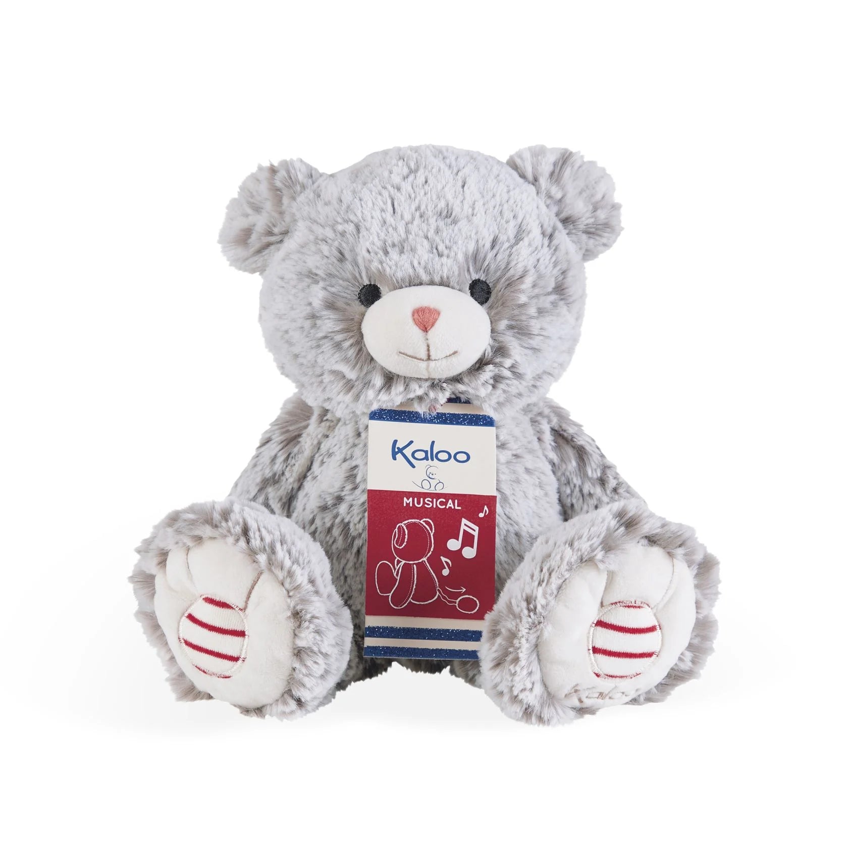 Peluche Oso mae gris prestigio musical 31 cm Kaloo