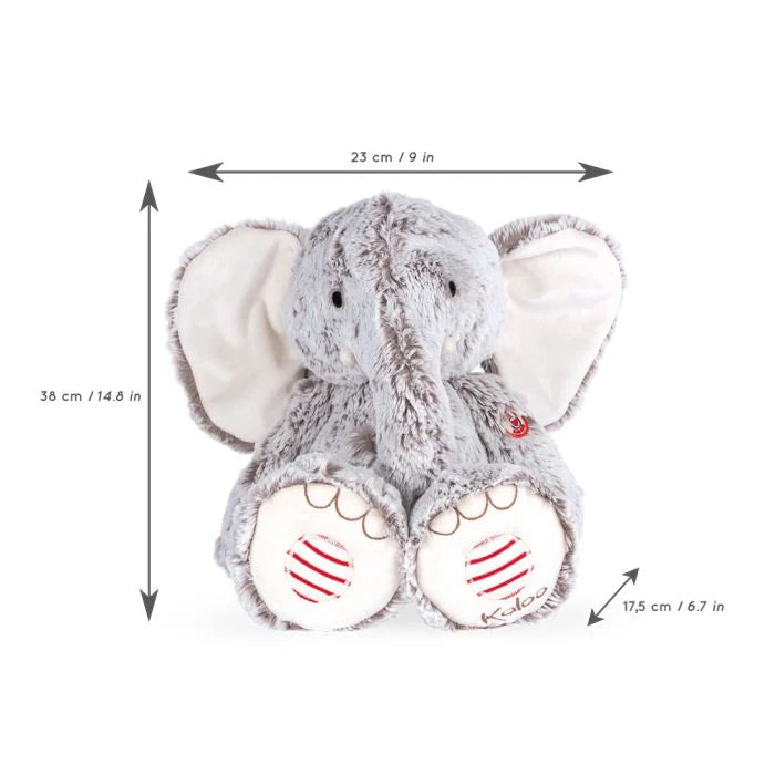 Elefante noa gris prestigio 38 cm Kaloo