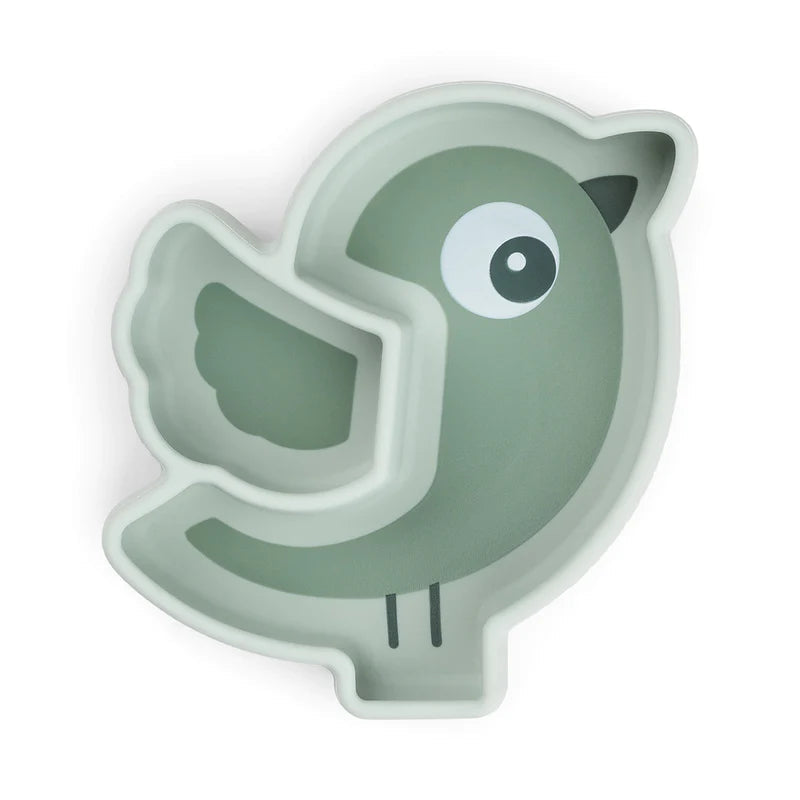 Plato snack de silicona stick&stay - birdee